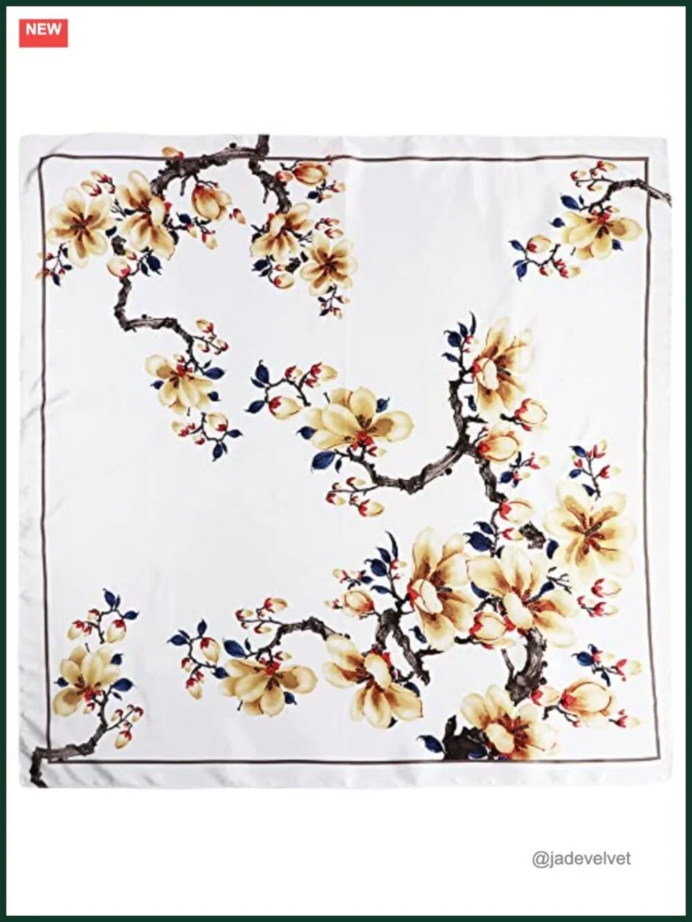 Satin Head Scarf for Women Silk Like Hair Wrap 35x35 Square Bandana